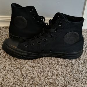 Converse All Star Hi Black Mono
